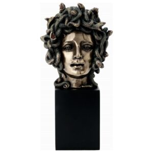Μέδουσα Προτομή Άγαλμα (Ηλεκτρόλυση μπρούτζου Veronese 21cm)