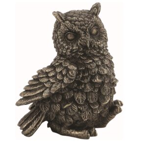 Κουκουβάγια που Περπατάει Μινιατούρα Άγαλμα (Ηλεκτρόλυση μπρούτζου Veronese 7cm)