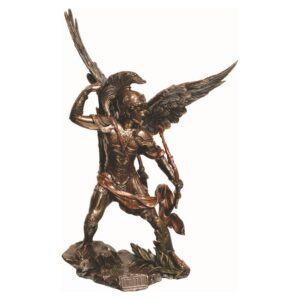 Αρχάγγελος Ουριήλ Άγαλμα (Ηλεκτρόλυση μπρούτζου Veronese 34cm)