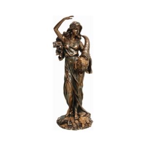 Τύχη Θεά Άγαλμα (Ηλεκτρόλυση μπρούτζου Veronese 28cm)