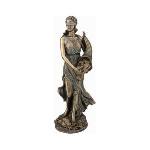Τύχη Θεά Άγαλμα (Ηλεκτρόλυση μπρούτζου Veronese 32cm)