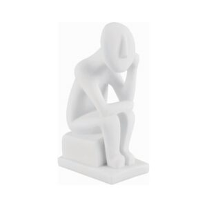 Στοχαστής Κυκλαδικό Ειδώλιο (Άγαλμα Αλάβαστρο Λευκό 10cm)