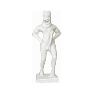 Σάτυρος Άγαλμα (Αλάβαστρο Λευκό 24cm)