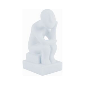 Στοχαστής Κυκλαδικό Ειδώλιο (Άγαλμα Αλάβαστρο Λευκό 15.5cm)