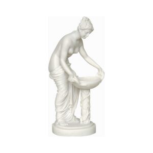 Εστία (Άγαλμα Αλάβαστρο Λευκό 22cm)