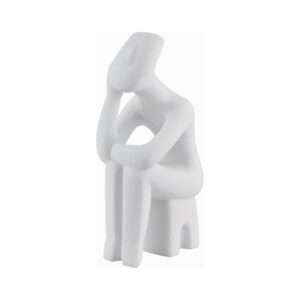 Στοχαστής Κυκλαδικό Ειδώλιο (Άγαλμα Αλάβαστρο Λευκό 22.5cm x 10cm)
