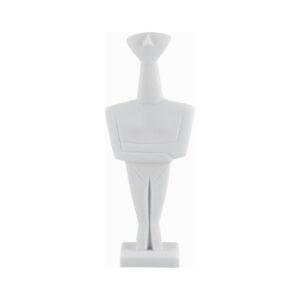 Κυκλαδικό Ειδώλιο Γυναικεία Φιγούρα (Άγαλμα Αλάβαστρο Λευκό 32cm)