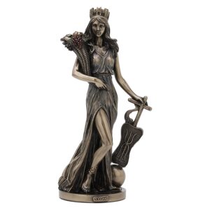Τύχη Θεά Άγαλμα (Ηλεκτρόλυση μπρούτζου Veronese 28,5cm)