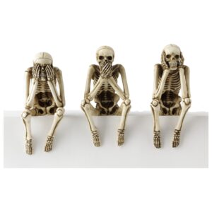 ΚΑΘΙΣΤΟΙ ΣΚΕΛΕΤΟΙ χωρίς βάση (Ηλεκτρόλυση μπρούτζου Veronese 16.5cm x 10cm)