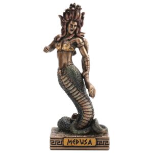 Μέδουσα σε Μινιατούρα Άγαλμα 9εκ (Ηλεκτρόλυση μπρούτζου Veronese)