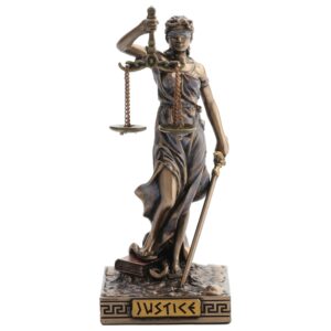Θέμις σε Μινιατούρα Άγαλμα 10εκ (Ηλεκτρόλυση μπρούτζου Veronese)